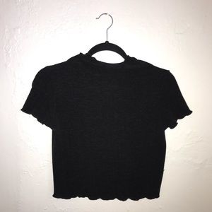 FN Cropped Mock Tee